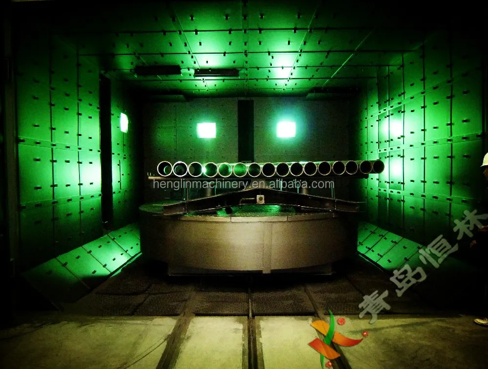 Китай, непрерывный вращающийся стол, дробеструйная очистка, хорошо как DISA