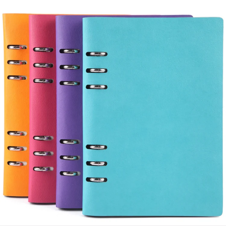 Creative hollow 6 O ring binder notebook