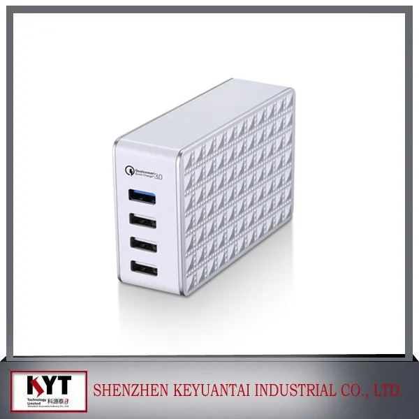 Быстрое Зарядное Устройство 3.0 43 Вт 5V5A + КК 3.0 4 USB Зарядное Устройство Адаптер Путешествия Адаптер