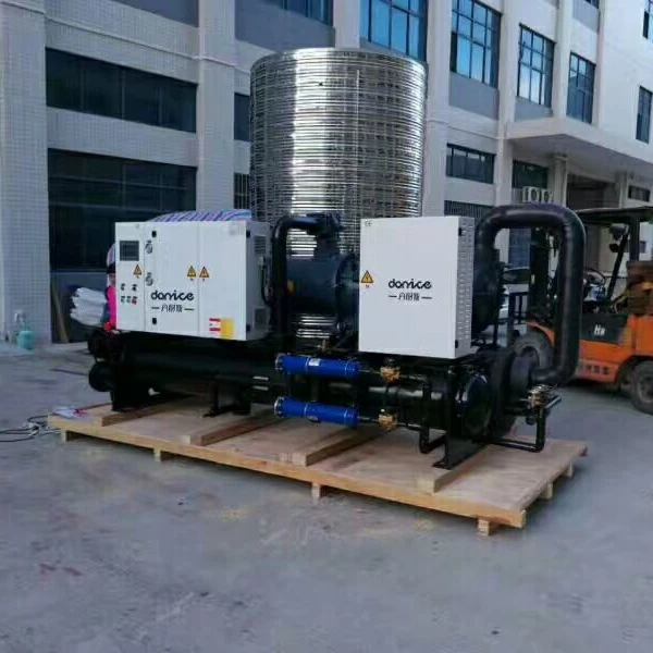 Dannice Brand Shell and Tube Evaporator Water Cooled Screw Chiller for Cooling Engineers Available to Service Machinery Overseas