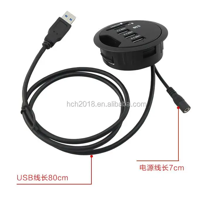 dustproof desk USB cable grommet