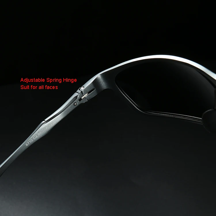 Polarized Night Vision Glasses Fishing Sports Aluminum Sunglasses