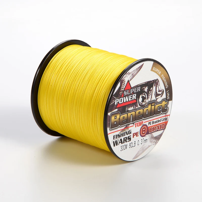 8 strands rell fishing line 300 meters per spool 6LB-300 LB PE braided fishing line