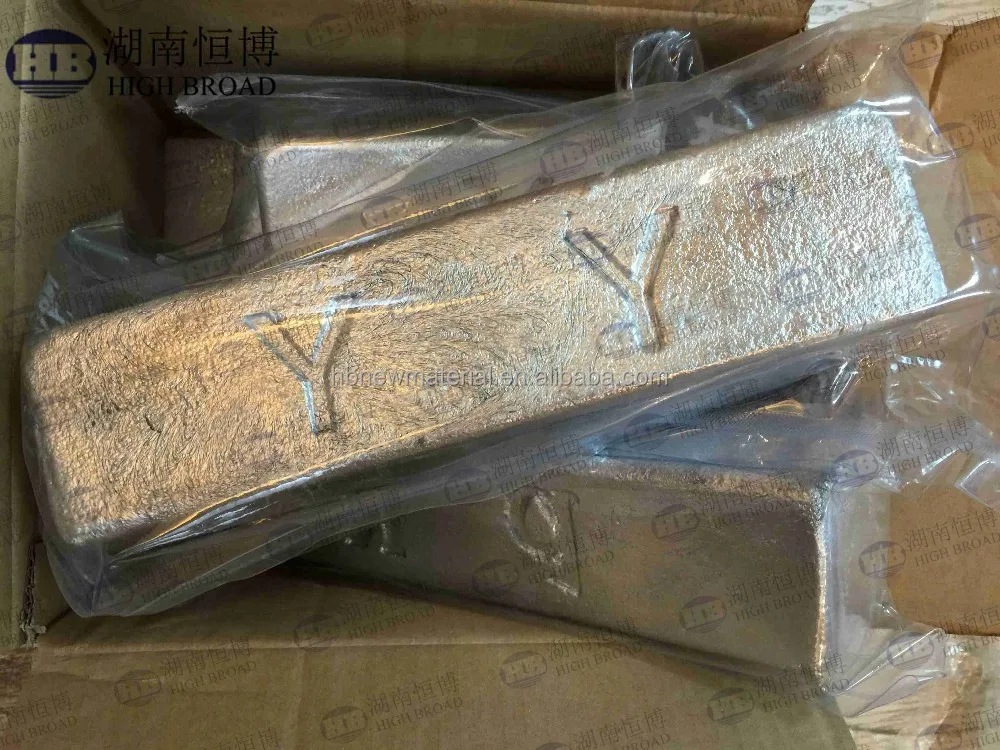 MgY25 магния иттрия master alloy ingot