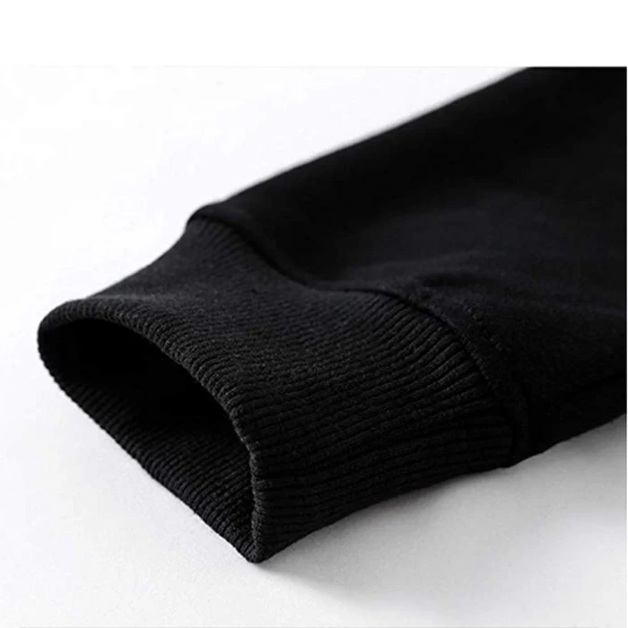 Крутая мужская толстовка с капюшоном в китайском стиле вышитая Толстовка драконом тонкая работа свитшот пуловер черная