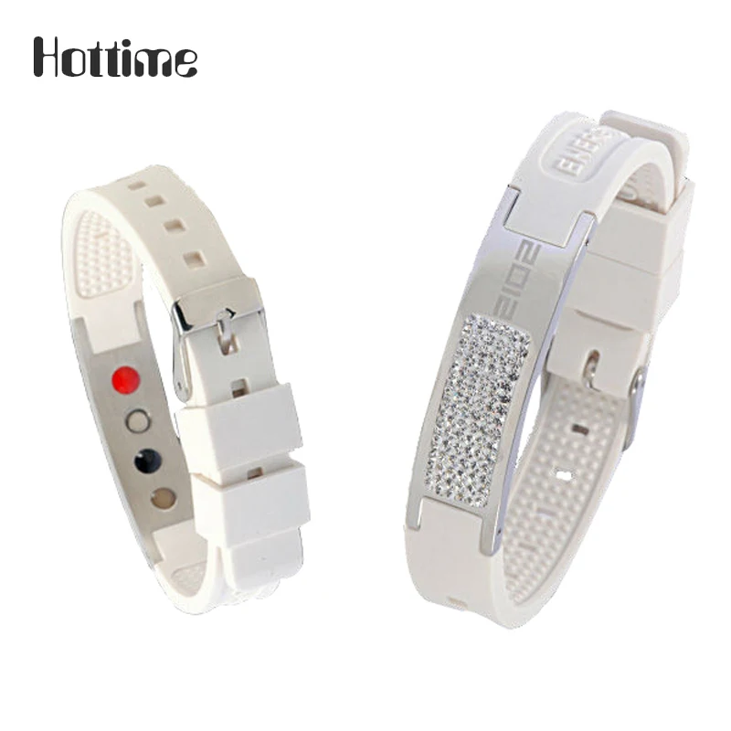 Hottest Bio Magnetic Silicone Energy Balance Bracelet Men