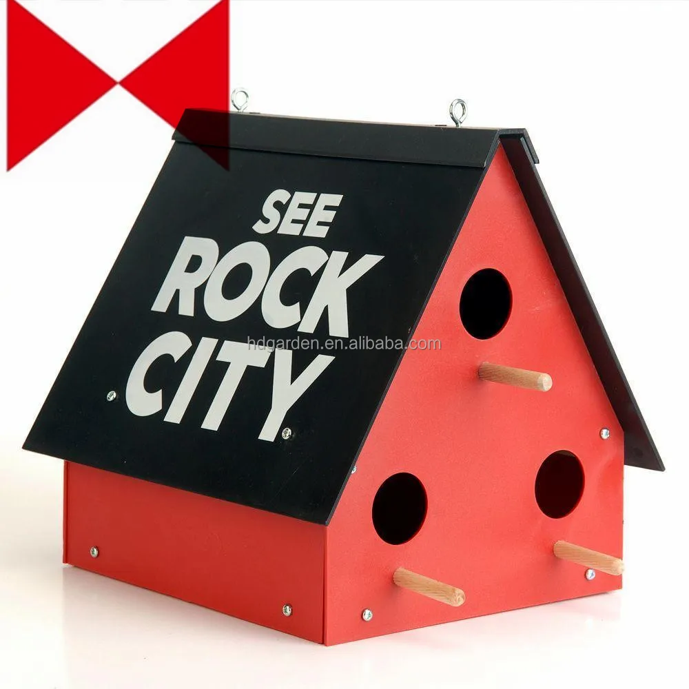 Birdhouse Purple Martin Bird House Feeder Garden Yard Rustic Decor