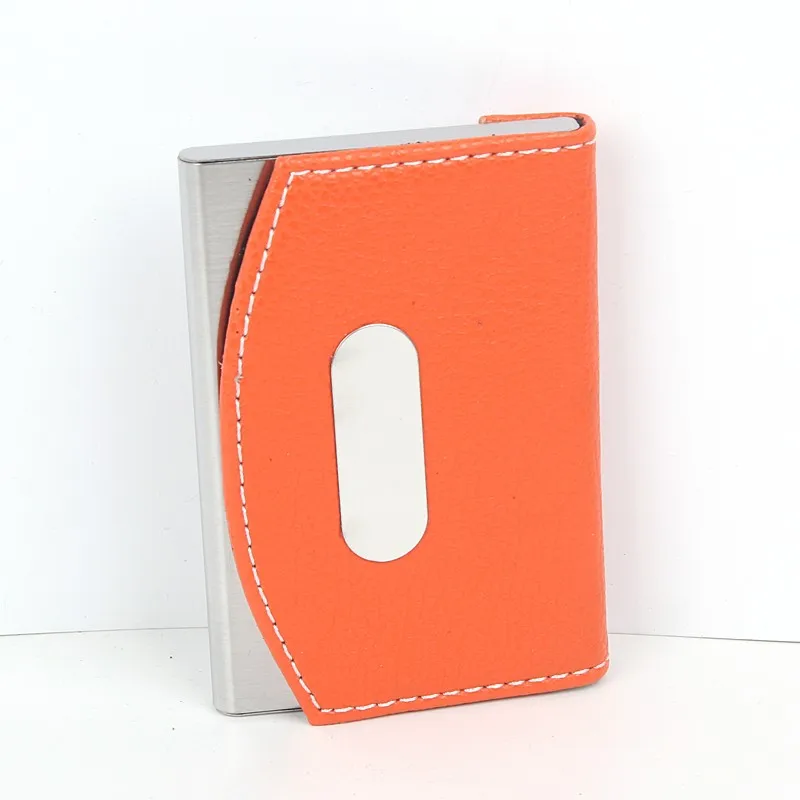Xinghao High-end Pu business card holder Multi-pattern and color name card holder Aluminum Wallet