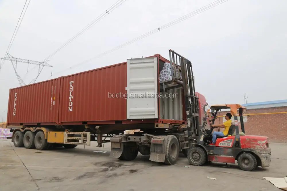 70g/sqm PVC red felt backing PVC flooring