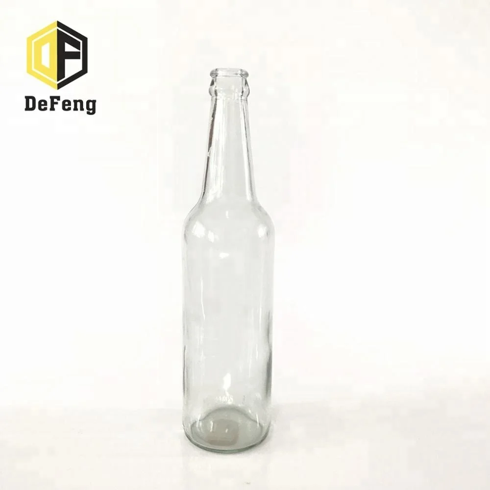 500ml beer bottle crown cap clear glass beer bottle