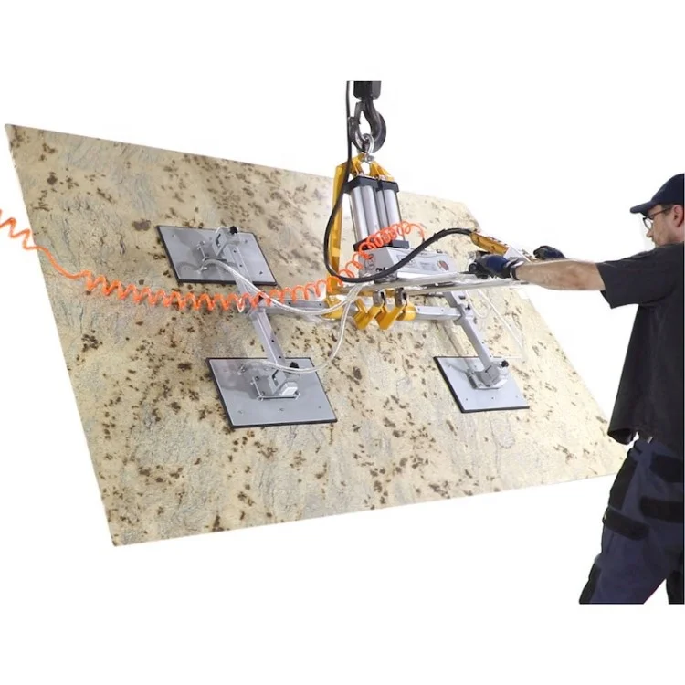 Four vacuum cups Lifter With Air Compressor