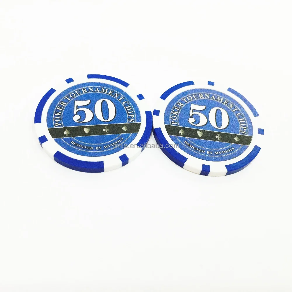top grade plastic custom sticker poker chips