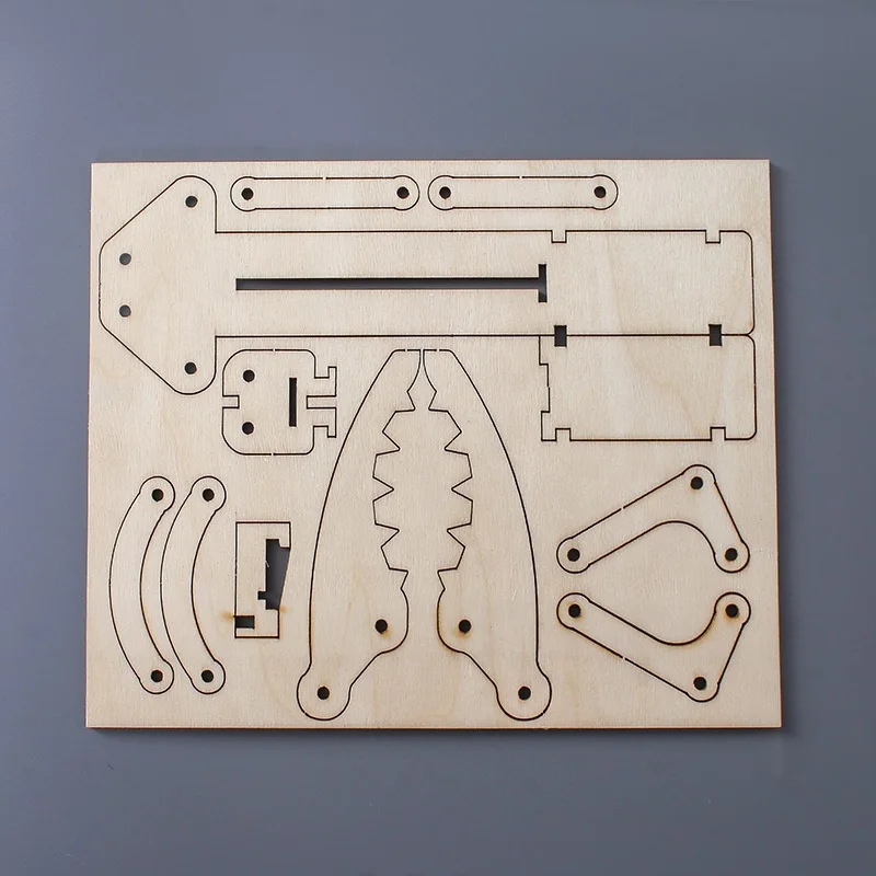 Hot Sell Science and Technology Student DIY Piston Hydraulic Mechanical Arm Model Material Experiment Toy Beneficial Wisdom