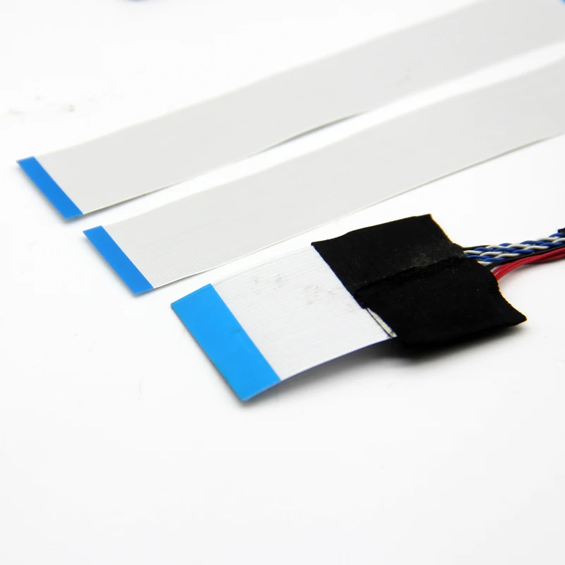 OEM Customized Pitch1.0mm FFC Cable Flexible Flat Ribbon Cable Connector AWM 20624 80C 60V-1 FFC Cable