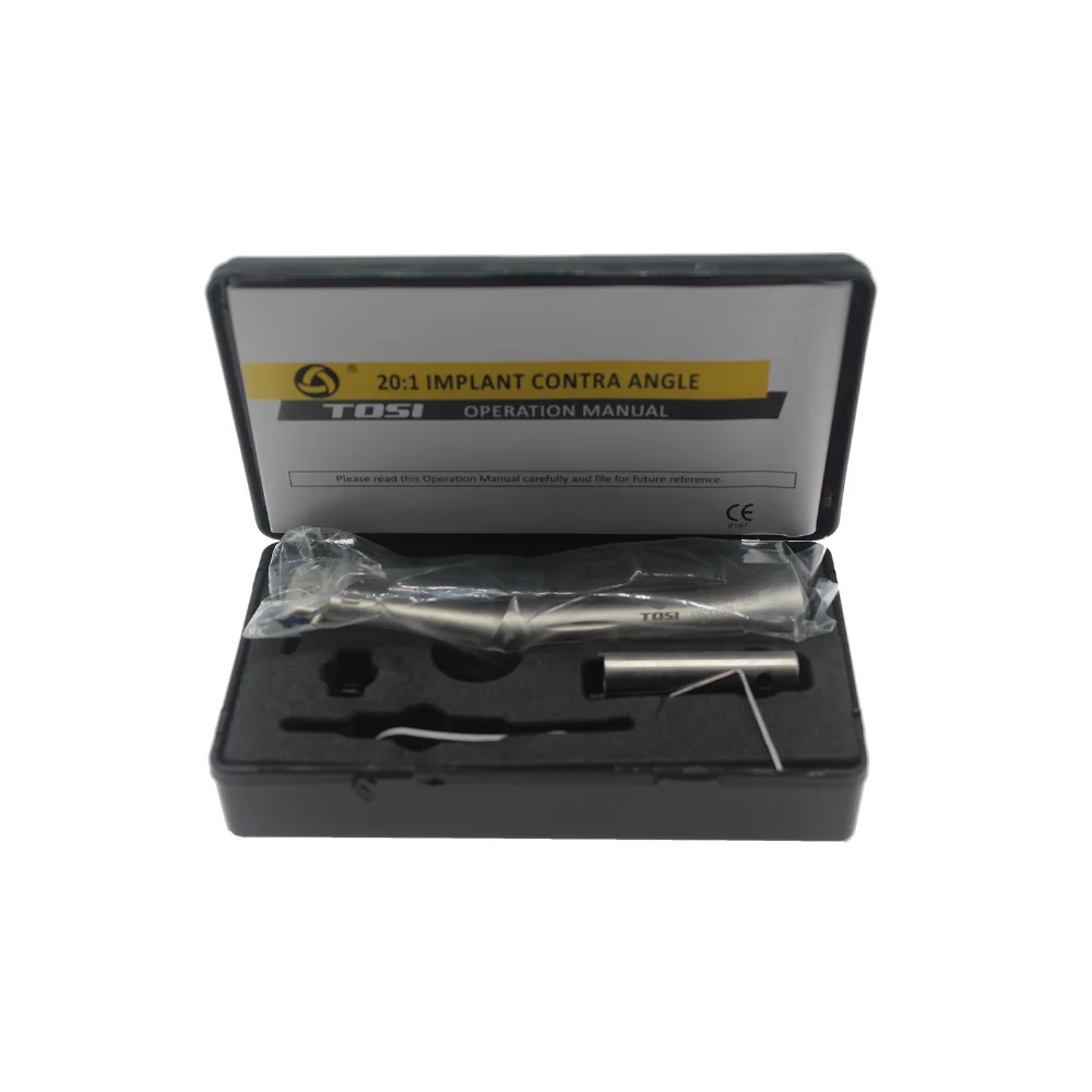 Push button and external irrigation system 20:1 K type implant handpiece