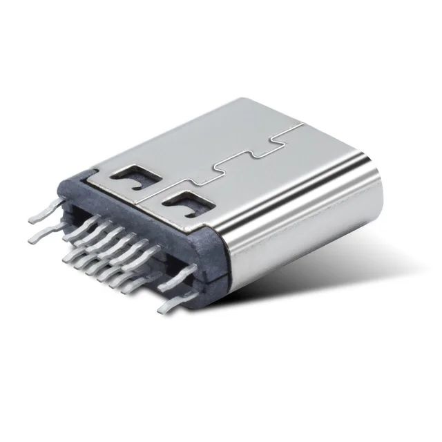 
USB 3.1 Type c Female Connector 16Pin Clip on PCB Borad smt type c female 