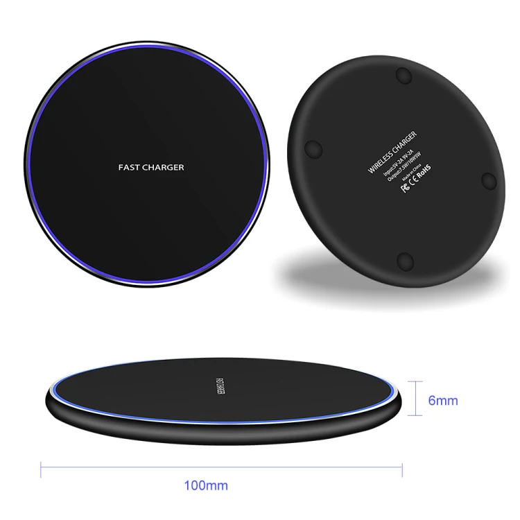 
Universal 10W Zinc Alloy Wireless Charger Faster Charge for Mobile Phone 