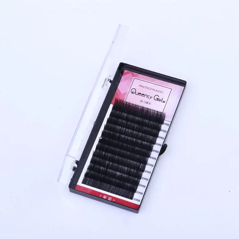 Supply Wholesale Black Your Logo Free 3d Faux Mink Individual Eyelash Extension Samples To Practice