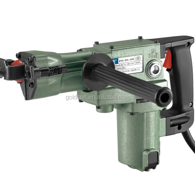 TOLHIT Red Portable Rock Drill Concrete Wall Demolition Breaker Machine Professional Electric Power Rotary Hammer 38mm 1050W