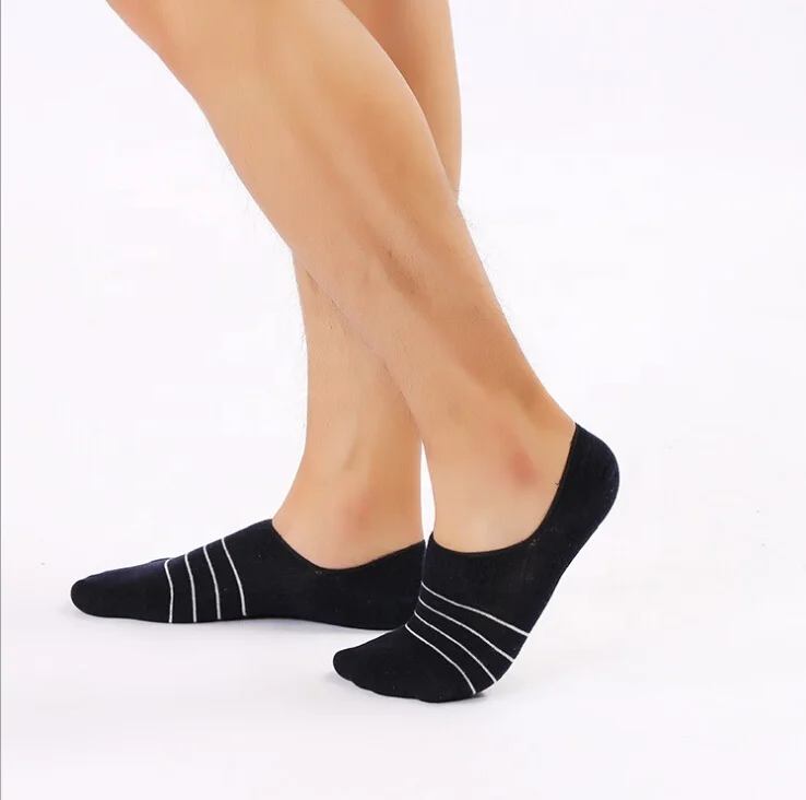 Custom logo Cheap Wholesale Invisible Socks Women Summer Breathable Low Cut socks Classical Black White Grey Men no shows Socks