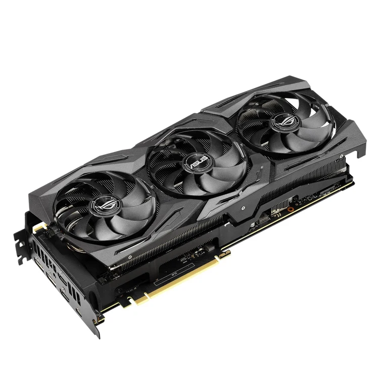 ASUS NVIDIA Geforce ROG STRIX RTX2080TI O11G GAMING Used Graphics Card with GDDR6 11GB Video Memory 14000 MHz of Memory Clock