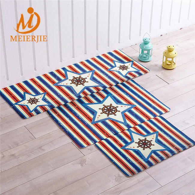 door mat with pvc backing,waterproof bath mat PVC anti fatigue kitchen mat