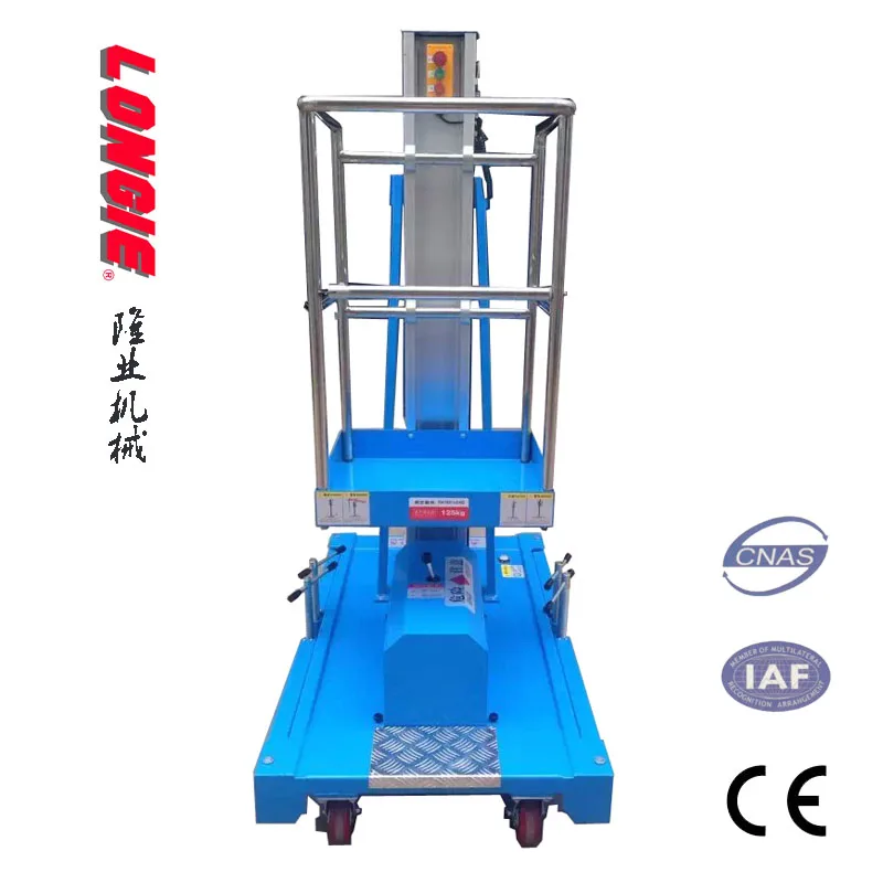 LISJL0.1-9 Movable aluminium man lift platform