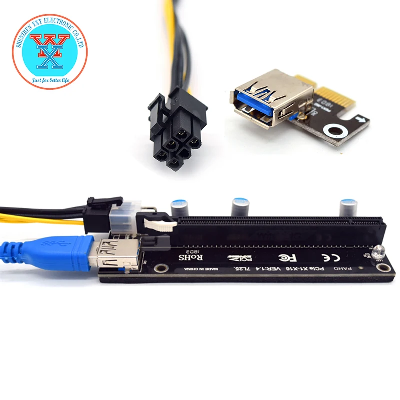 X1-X16 VER 1.4 7L25 USB 3.0 pci-e pci конвертер карты
