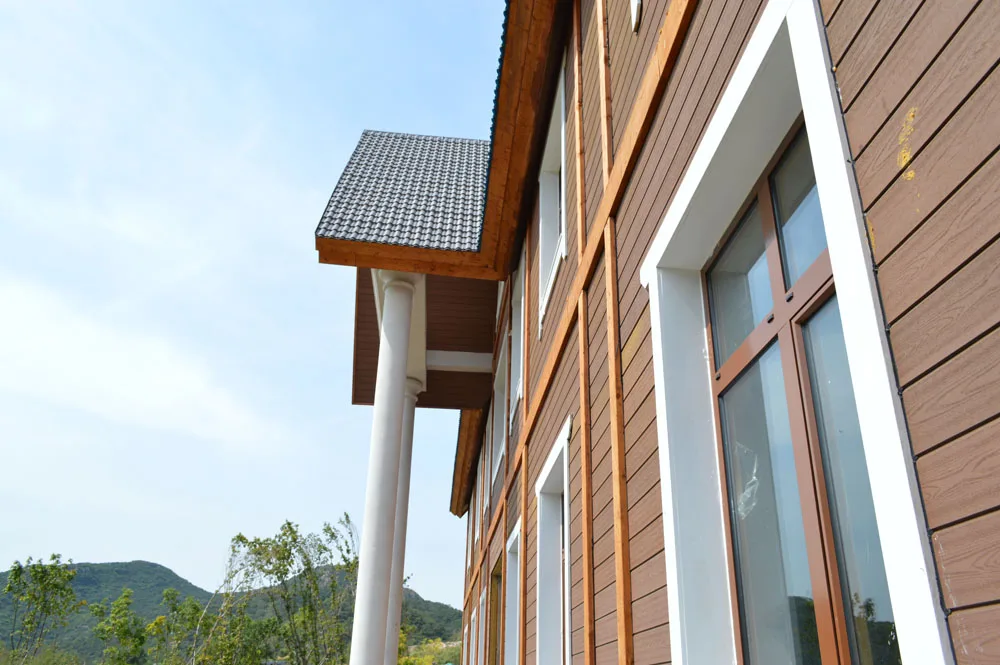 Exterior Home Integrated WPC Wood Plastic Wall Board