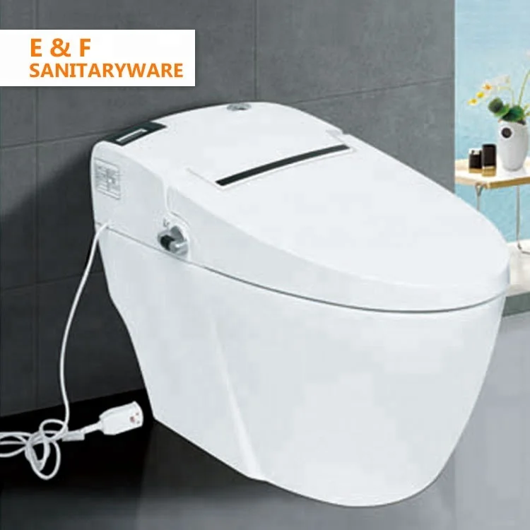  E & F ванная комната керамический скрытый резервуар для воды шкафчик умный туалет автоматическая цена Интеллектуальный с дистанционным