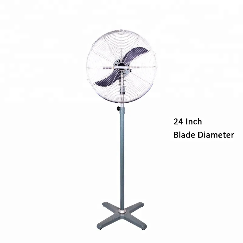 20 24 26 30 Inch Industrial Adjustable Metal Electric Motor 2 Blades 110 to 240v Stand Fan