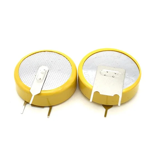 cr2450 batterycr with solder tabs 3V 180 Degree 3 Feet welding Solder Pins