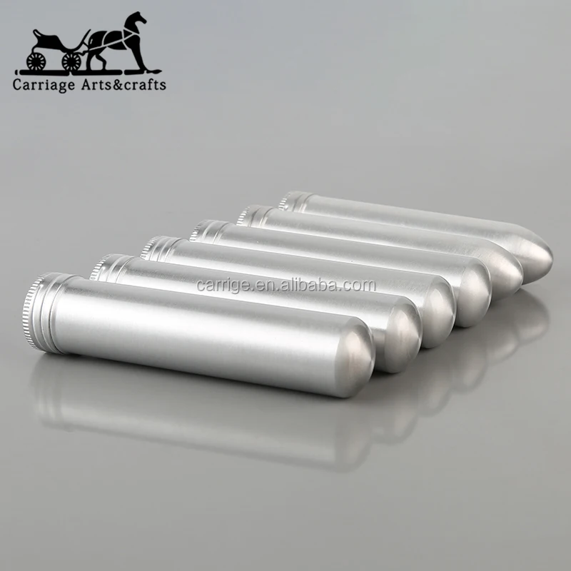 
Screw cap metal aluminum cigar tube high quality cigar tube packaging 