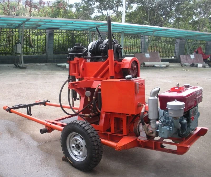 
GY-150B Small Portable Trailer Mounted Water Well Drilling Rig 