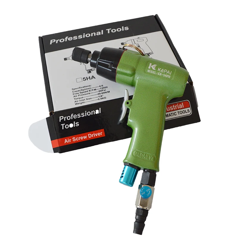 KR-56PH Double Hammer Air Screwdriver  Air Tools Pistol Type  with 85 N.M  Light Weight  Pneumatic impact tools