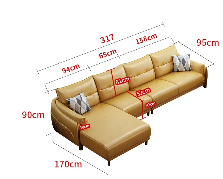 Italy leather sofa Super design for living room Sectional Sofa Set Cheap Modern New Design Corner Sectional Sofa