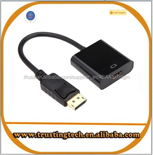 Цифровые Кабели 1080 P DP Display Port Мужчина к HDMI Женский Конвертер Кабель-Адаптер Display Port на HDMI Кабель