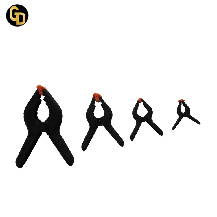 plastic nylon spring clamp plastic black spring clamp