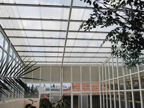 Кровельные листы, черепица, обычная черепица, Обычный лист, прозрачный гофрированный пластик FRP, рулонный, с защитой от УФ-лучей, Gongli -FRP1