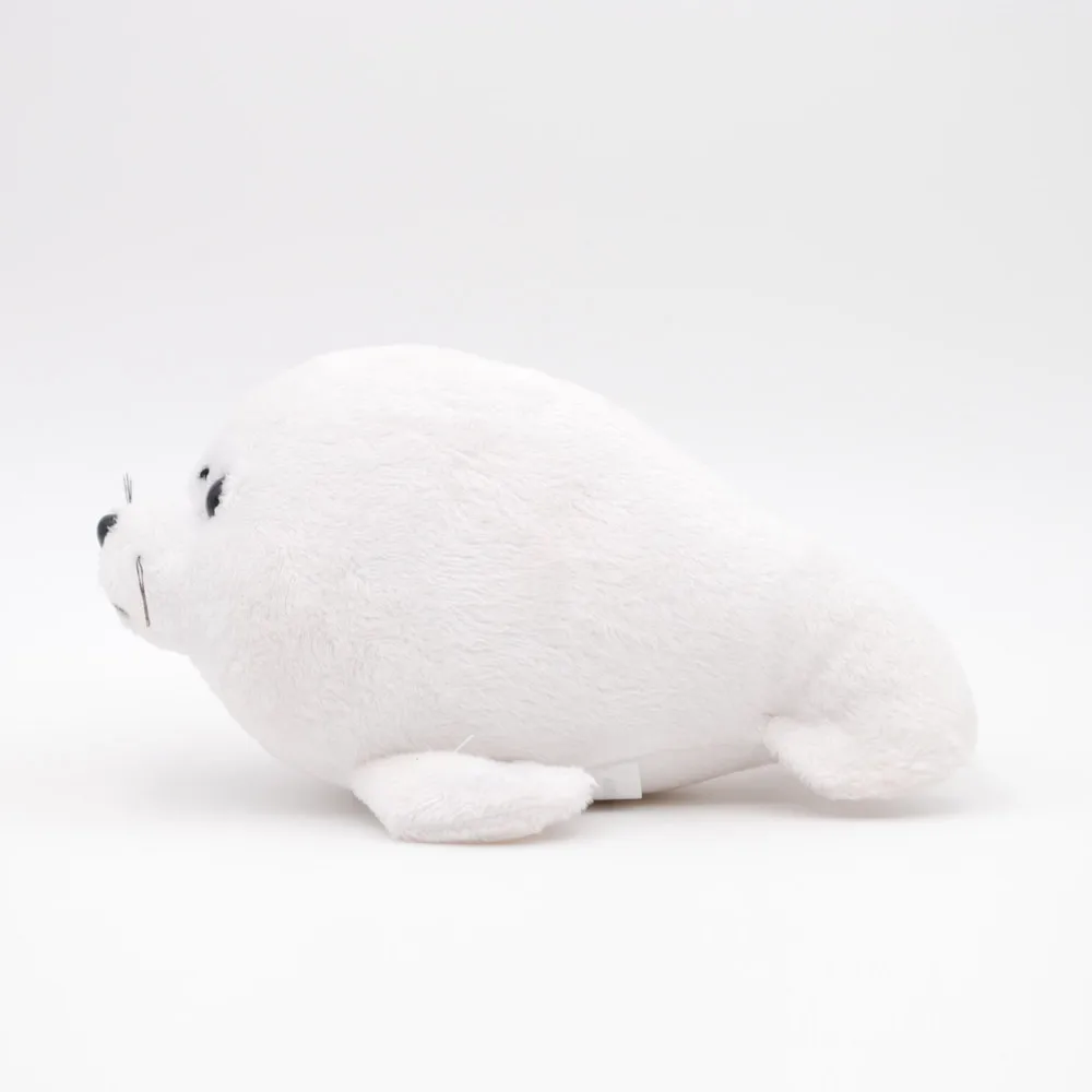 Plush funny white seal animal toy stuffing pure soft customized fashion design doll