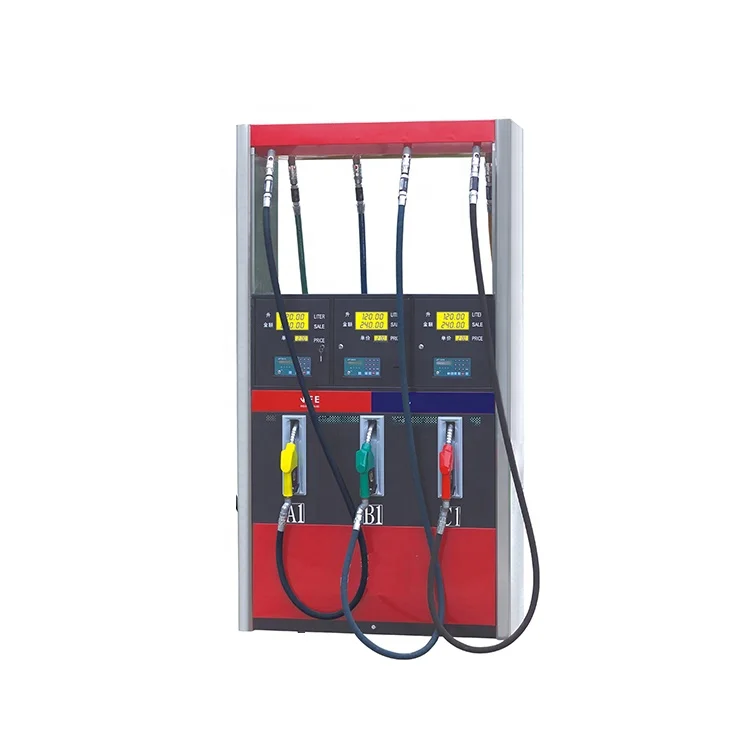 Red sun series CNG filling 4 four hoses two double pumps high flow rate fuel dispenser