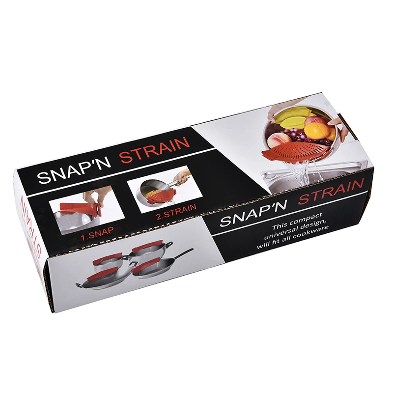 wholesale green Eco-Friendly  grade Fruit vegetable filter kitchen tools silicone strainer