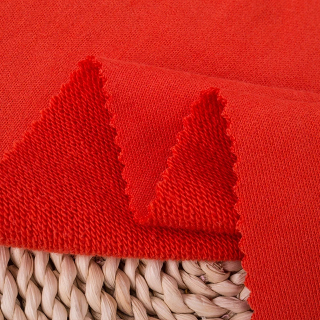 wholesale dyed organic cotton terry fabric