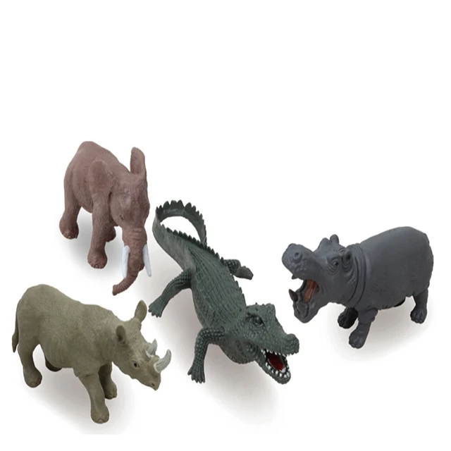 Wholesale cheap plastic zoo animals simulation farm/wild animal for kid