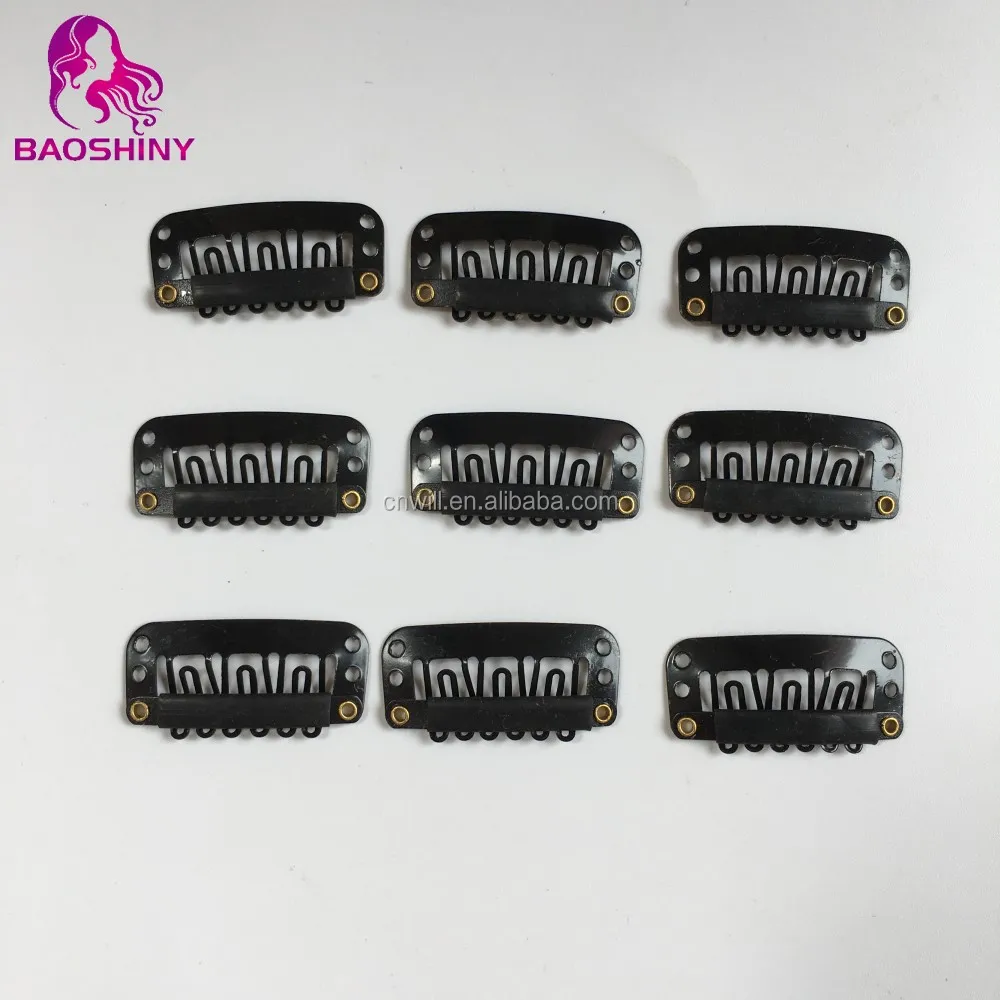 2 8 3 u-образные зажимы черные для наращивания волос 1000 шт. в пакете