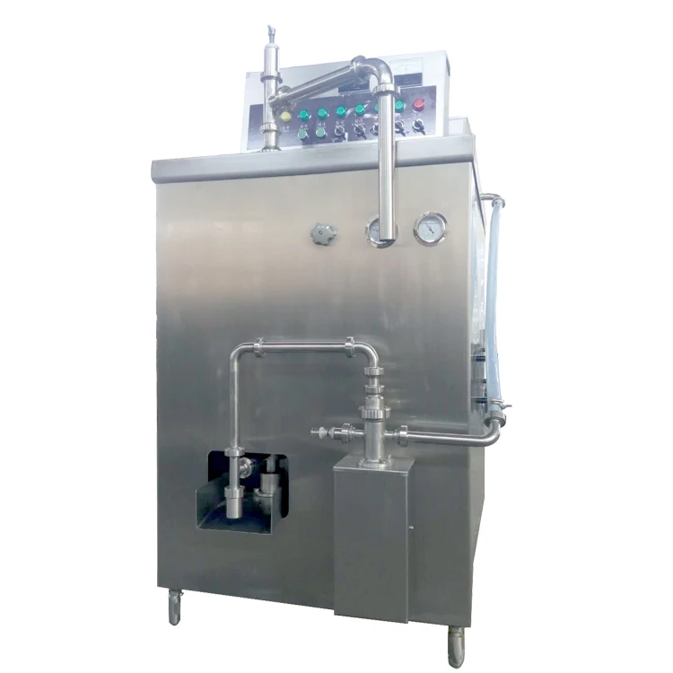Factory using bulk production continous ice cream making machine