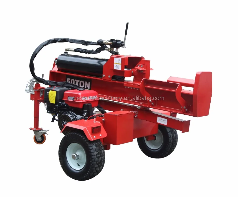 
Gasoline 15HP Lifan Engine 50 Ton Wood Log Splitter with 65cm Log Length 
