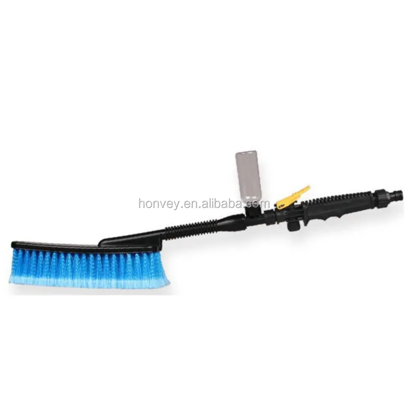 
Car Wash Brush With Retractable Long Handle Water Flow Switch Foam Bottle Car Cleaning Soft-bristle 