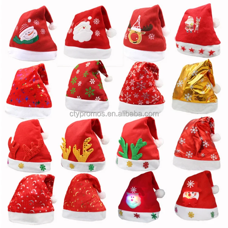 Christmas Cap, Christmas Hat, Santa Hat For Celebrating Christmas For Stock