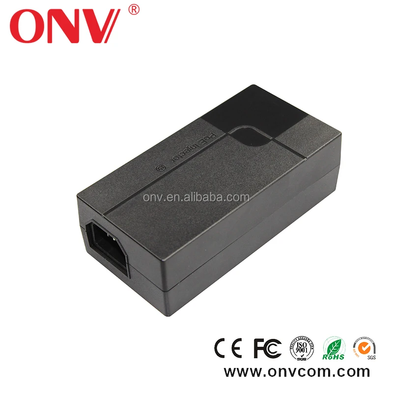 1 порт IEEE 802.3af POE Инжектор 48 В DC Инжектор PoE